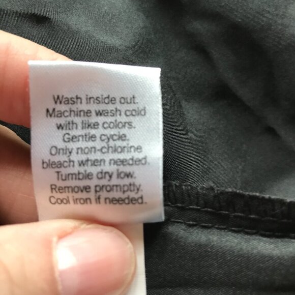 Apt 9 sleeveless mini length dress.  Size Large.  Black, brown, peach, gold - Picture 9 of 11